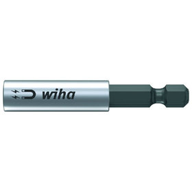 Wiha® - Bithalter 7113 P DIN ISO 1173 E 6,3 Ant.: 1/4" Abt.: 1/4" L:60mm