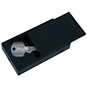 BASI - Magnetische Schlüsselbox, Kunststoffgehäuse, mit Schiebedeckel, Größe (B46xL75xT16 mm)