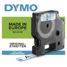 DYMO® - Schriftband D1 VorteilsPack, 9mm x 7m, weiß, Schriftfabe: schwarz, Pck=10 Stück