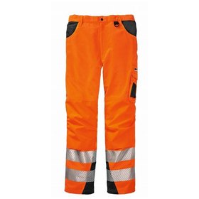 4Protect® - Warnschutz-Bundhose TENNESSEE, warnorange/grau, Größe 60