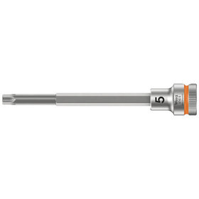 Wera® - 8740 B Zyklop Bitnuss mit 3/8"-Antrieb, mit extra schlankem Profil 5 x 107mm