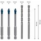 Bosch - EXPERT HEX-9 HardCeramic Bohrer Mixed Set, 6mm, 5-teilig (2608900596)