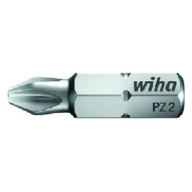 Wiha® - Bit Kreuzschlitz Pozidriv 7012 Z DIN ISO 1173 C 6,3 1/4" PZ2x25mm