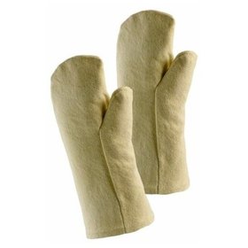 JUTEC® - Hochhitzehandschuh aus Aramidgewebe, schnittfest, Länge 30 cm