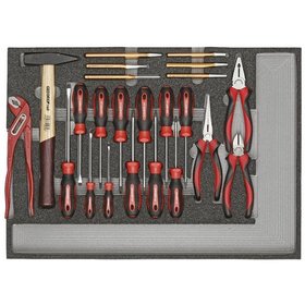 GEDORE red® - R22350005 Werkzeugsatz BASIS-Werkzeug 1/1 CT-Modul 23-teilig